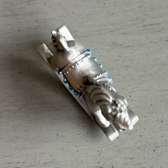 Royal Selangor Miniature Fine Pewter Unicorn Rocking Figurine  #2907 Vintage 80s - Picture 6 of 9